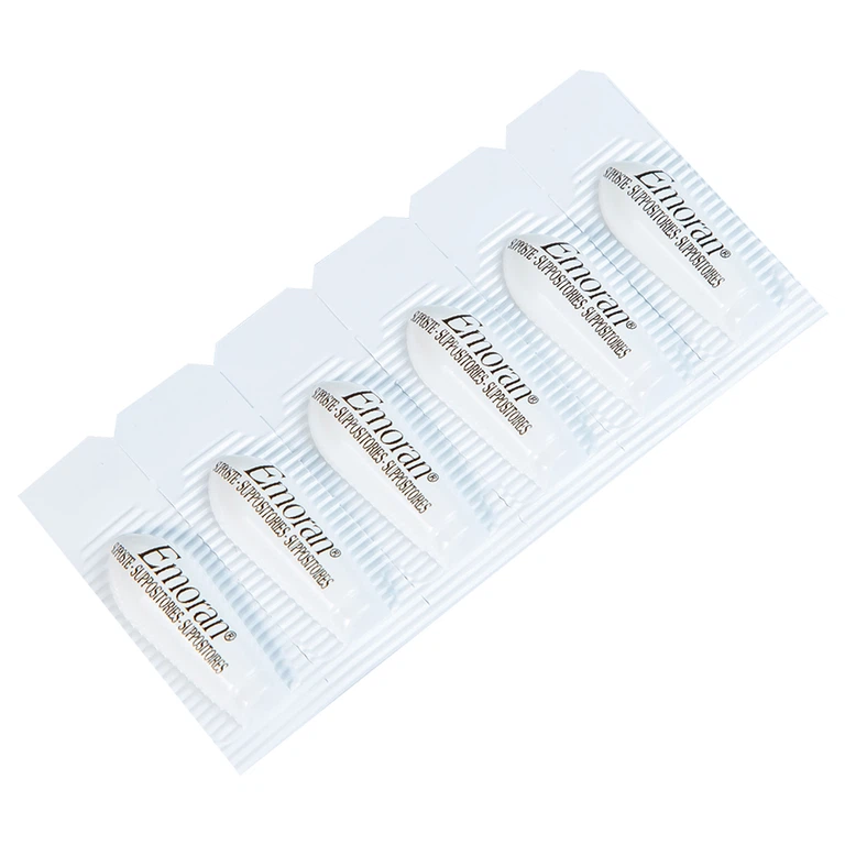 Viên đặt Supposte Emoran giảm các triệu chứng của bệnh trĩ, viêm trực tràng (6 viên)