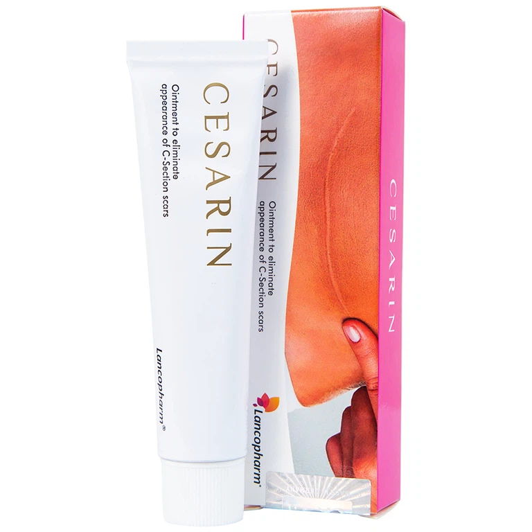 Kem Cesarin Ointment Lacopharm hỗ trợ làm mờ và làm mềm vết sẹo phẫu thuật (30g)