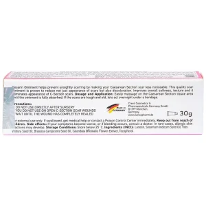 Kem Cesarin Ointment Lacopharm hỗ trợ làm mờ và làm mềm vết sẹo phẫu thuật (30g)