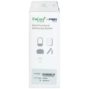 Máy đo 5 in 1 FaCare+ FC-M168 (TD-4216) Bluetooth hỗ trợ đo Cholesterol, Acid Uric, Glucose
