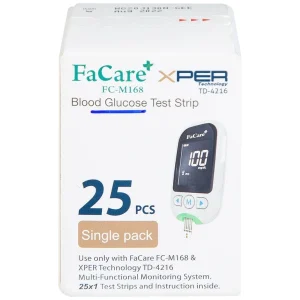 Que thử đường huyết FaCare FC-M168 (TD-4216) kiểm tra nồng độ đường huyết trong máu (25 cái)