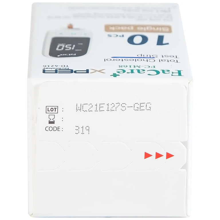 Que thử Cholesterol FaCare FC-M168 kiểm tra nồng độ cholesterol (10 cái)