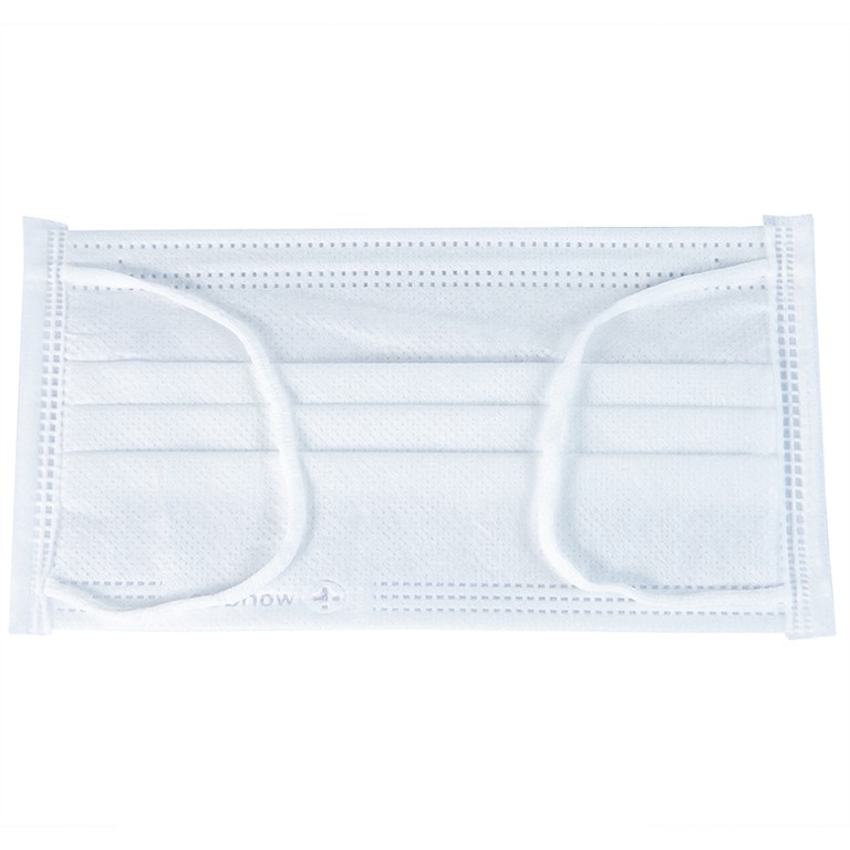 Khẩu trang y tế Liworldco màu trắng 4 lớp hỗ trợ ngăn khói, bụi, kháng khuẩn (5 gói x 10 cái)