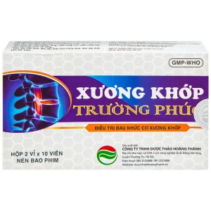 Thuốc Xương Khớp Trường Phúc dùng cho can thận hư, phong hàn thấp (2 vỉ x 10 viên)