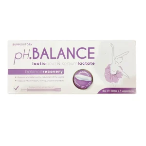 Viên đặt pH.Balance CPC1HN cân bằng acid âm đạo, chống lại vi khuẩn (1 vỉ x 7 viên)