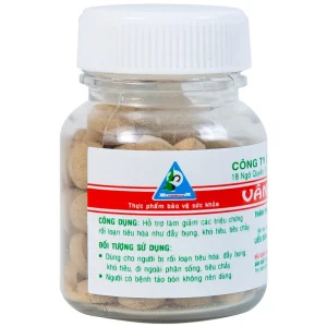 Viên uống Vân Mộc Hương Ladophar hỗ trợ giảm các triệu chứng rối loạn tiêu hóa (80 viên)