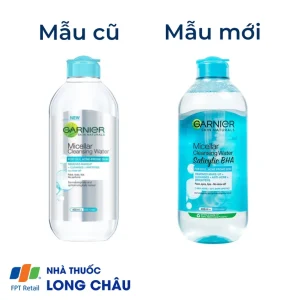 Nước tẩy trang Garnier Skin Naturals Micellar Cleansing Water Salicylic BHA dành cho da dầu và mụn (400ml)