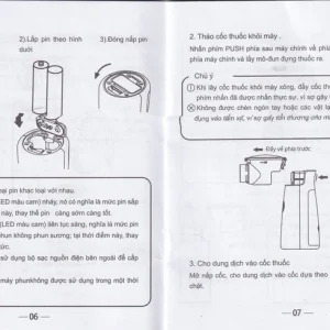 Máy xông khí dung Yuwell M103 cầm tay hỗ trợ điều trị các bệnh về đường hô hấp