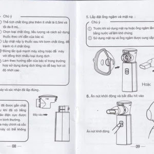 Máy xông khí dung Yuwell M103 cầm tay hỗ trợ điều trị các bệnh về đường hô hấp