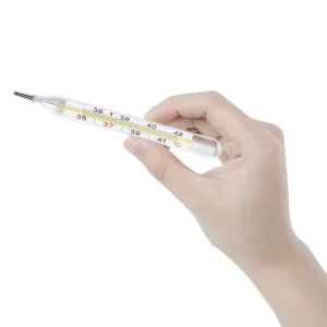 Nhiệt kế thủy tinh Aurora HMP 6001-A/B đo thân nhiệt có vạch chia độ rõ nét (12 Cái)