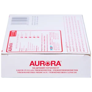 Nhiệt kế thủy tinh Aurora HMP 6001-A/B đo thân nhiệt có vạch chia độ rõ nét (12 Cái)