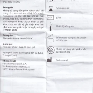 Gel Hyalo4 Skin hỗ trợ điều trị vết thương trên da (30g)
