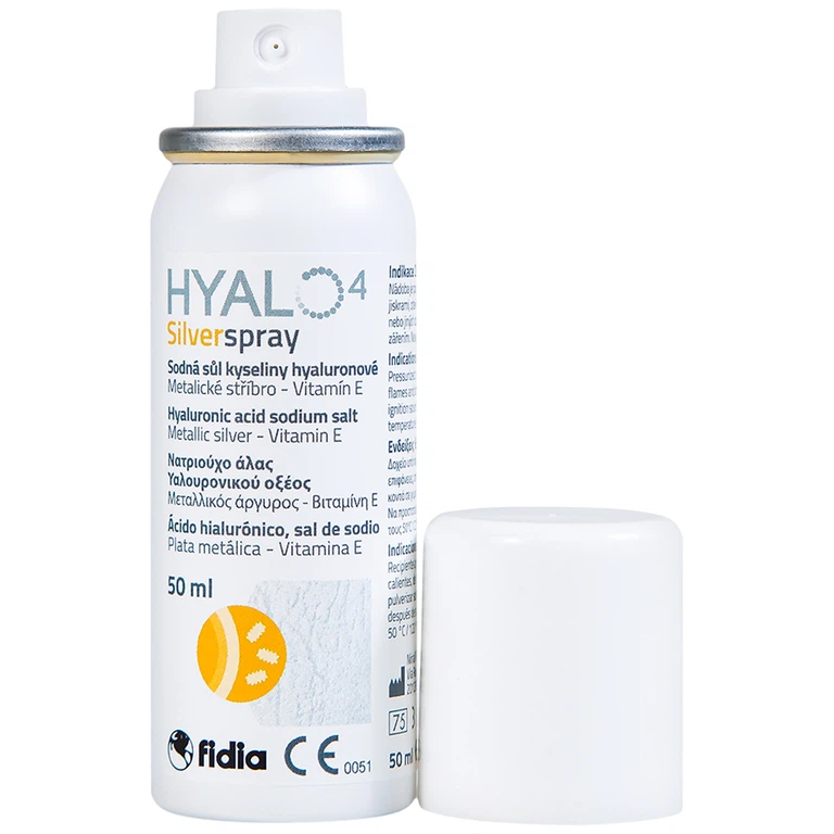 Chai xịt Hyalo4 Silver Spray hỗ trợ điều trị vết thương (50ml)