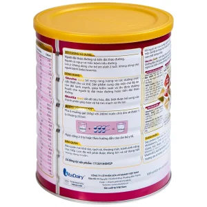 Sữa bột Gluvita Gold Vitadairy bổ sung dinh dưỡng cho người đái tháo đường, tiền đái tháo đường (900g)