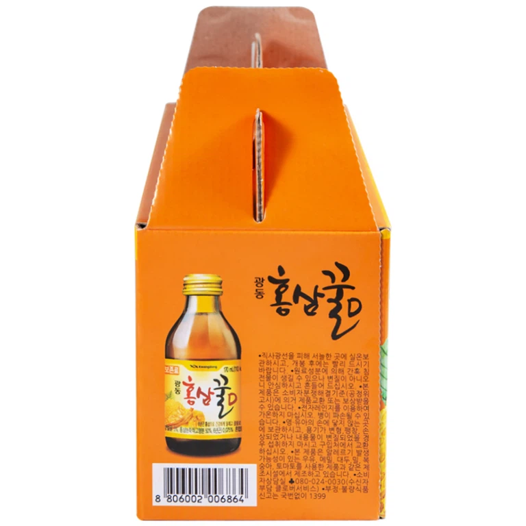 Nước Hồng Sâm Mật Ong Kwangdong 170ml hỗ trợ tăng cường sức đề kháng (10 chai)
