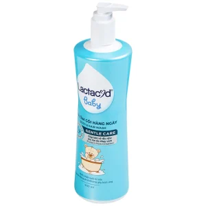 Sữa tắm gội hàng ngày Lactacyd Baby Gentle Care cho trẻ giảm rôm sảy và hăm kẻ (500ml)