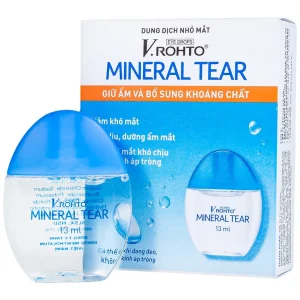 Dung dịch nhỏ mắt V.Rohto Mineral Tear giữ ẩm và bổ sung khoáng chất (13ml)