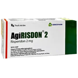 Thuốc AgiRISDON 2 Agimexpharm điều trị các bệnh loạn thần (10 vỉ x 10 viên)