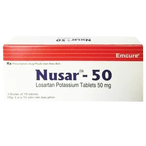 Thuốc Nusar-50 Emcure điều trị tăng huyết áp (3 vỉ x 10 viên)