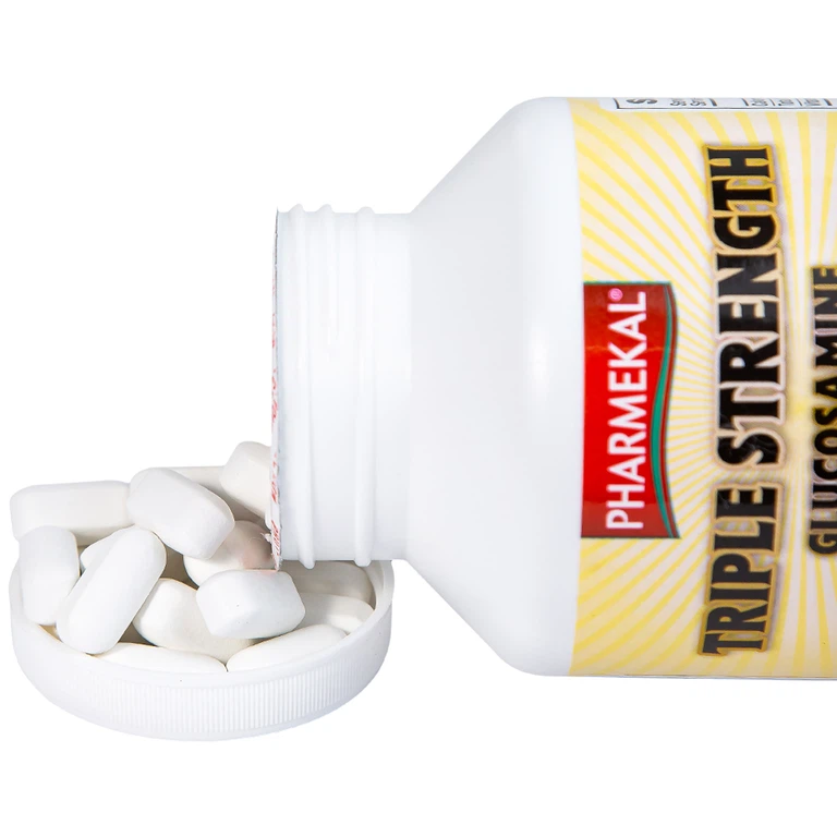 Viên uống Triple Strength Glucosamine 1500mg Pharmekal bổ sung dưỡng chất cho khớp (200 viên)
