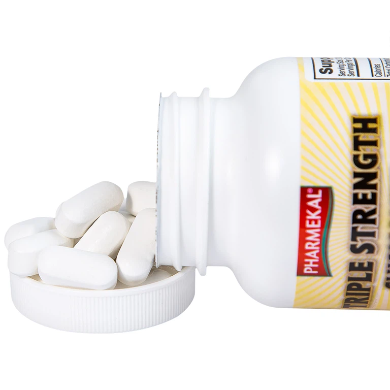 Viên uống Triple Strength Glucosamine 1500mg Pharmekal bổ sung dưỡng chất cho khớp (60 viên)