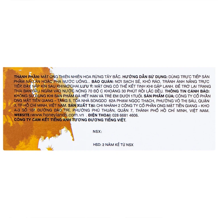 Mật ong thiên nhiên Hoa Rừng Tây Bắc Royal Honey hỗ trợ bổ sung dinh dưỡng, tăng cường đề kháng (730g)