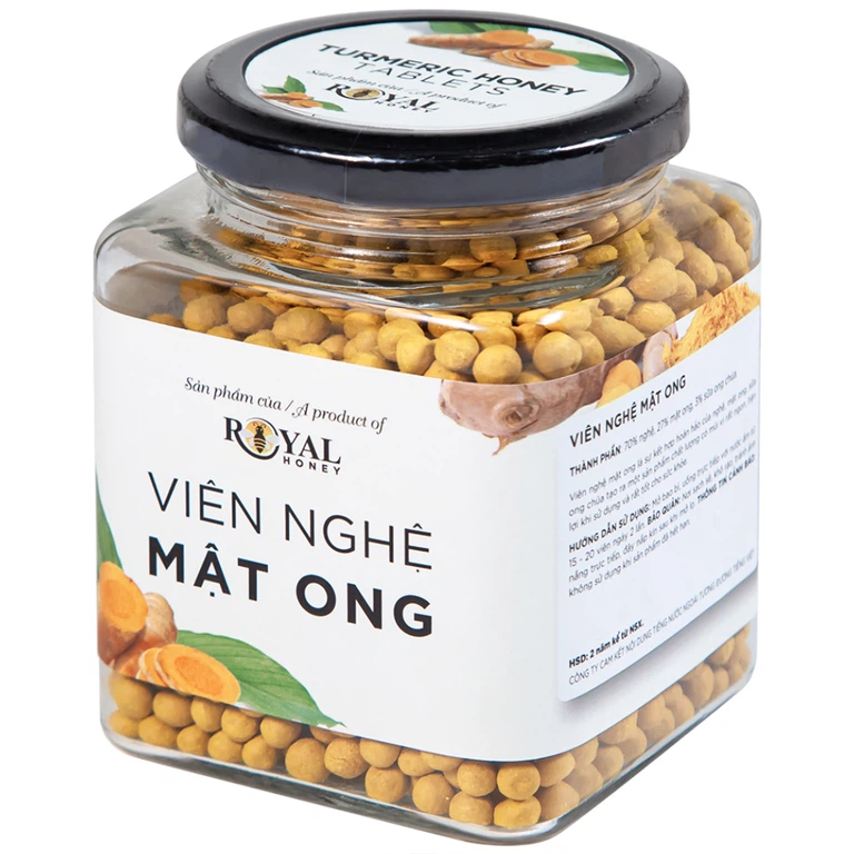 Viên nghệ mật ong Royal Honey bổ sung dinh dưỡng, tăng cường đề kháng (250g)
