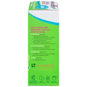 Siro Brauer Baby & Kids Liquid Multivitamin For Toddlers bổ sung một số vitamin và khoáng chất (100ml)