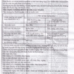 Thuốc tránh thai khẩn cấp Cerciorat 1.5mg Exeltis (1 viên)