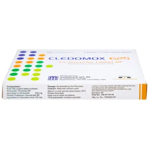 Thuốc Cledomox 625 Tenamyd điều trị các trường hợp nhiễm khuẩn (2 vỉ x 7 viên)