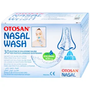 Bộ rửa xoang mũi Otosan Nasal Wash làm sạch sâu, hồi phục chứng viêm mũi dị ứng (1 kít + 30 gói)