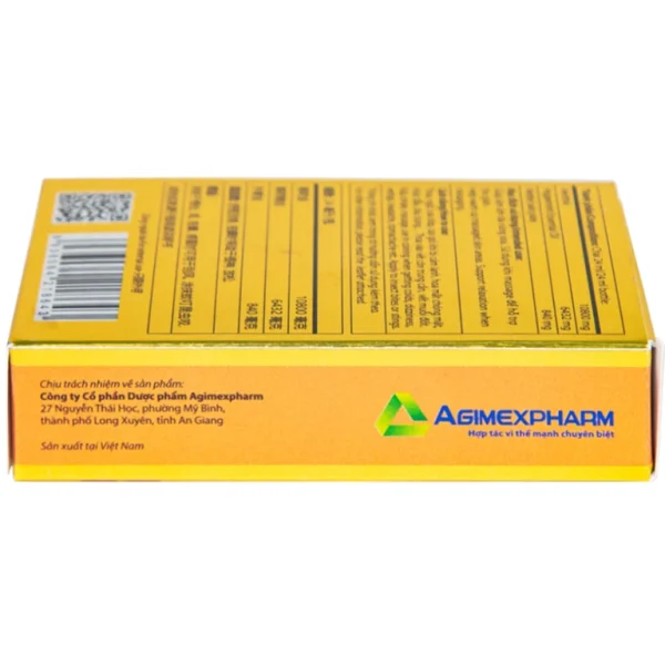 Dầu gió lăn Red Lion Medicated Oil Yellow Agimexpharm ấm da vùng xoa, sử dụng massage hỗ trợ thư giãn (24ml)