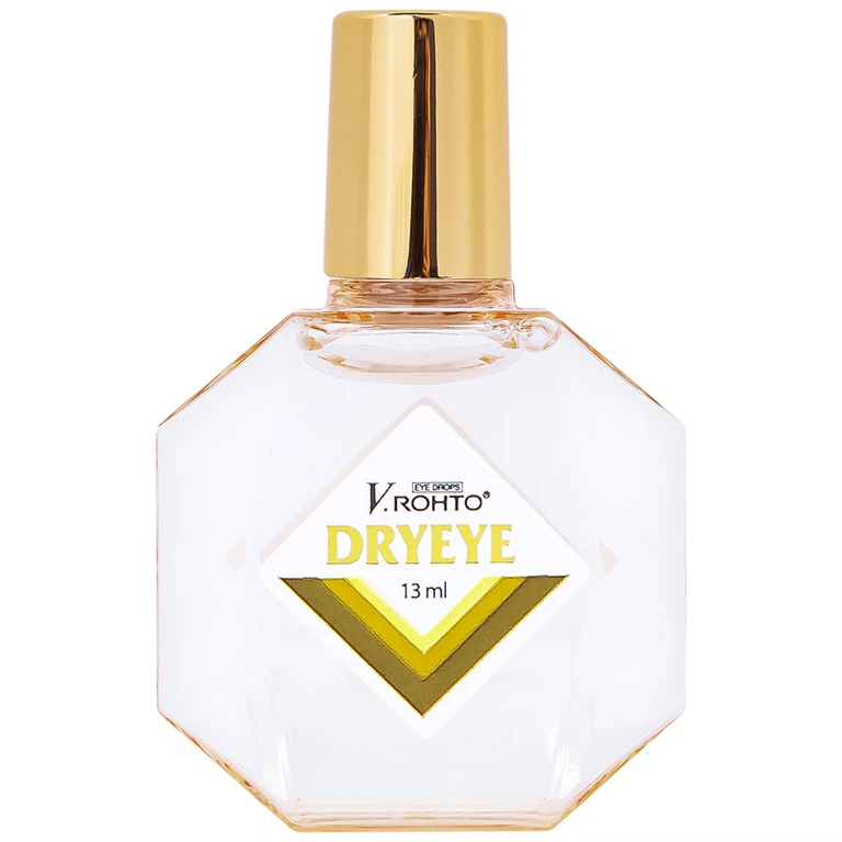 Dung dịch nhỏ mắt V.Rohto Dryeye bôi trơn mắt, bổ sung nước mắt nhân tạo (13ml)