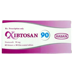 Thuốc Xibtosan 90 Hasan điều trị viêm xương khớp và viêm đa khớp dạng thấp (3 vỉ x 10 viên)