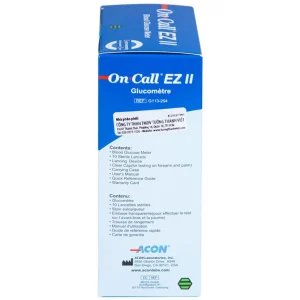 Máy đo đường huyết On Call Ez II ACON thiết kế gọn nhẹ, thao tác sử dụng đơn giản