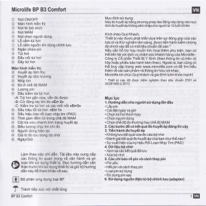 Máy đo huyết áp bắp tay tự động Microlife B3 Comfort hỗ trợ đo huyết áp và nhịp tim