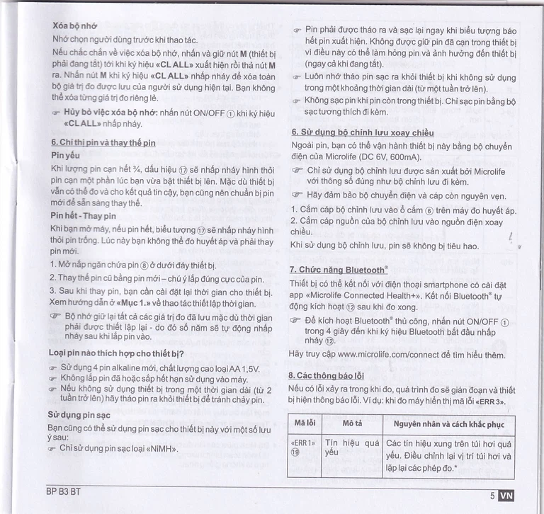 Máy đo huyết áp bắp tay tự động Microlife B3 BT Bluetooth hỗ trợ đo huyết áp và nhịp tim