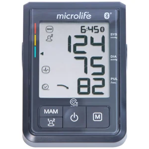 Máy đo huyết áp bắp tay tự động Microlife B3 BT Bluetooth hỗ trợ đo huyết áp và nhịp tim