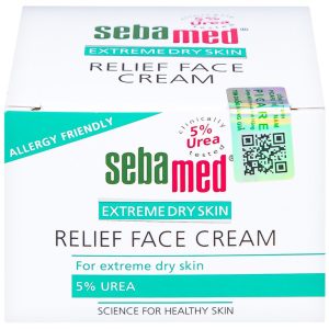 Kem Sebamed Extreme Dry Skin Relief Face Cream 5% dưỡng ẩm, làm dịu, phục hồi da khô, viêm da cơ địa (50ml)