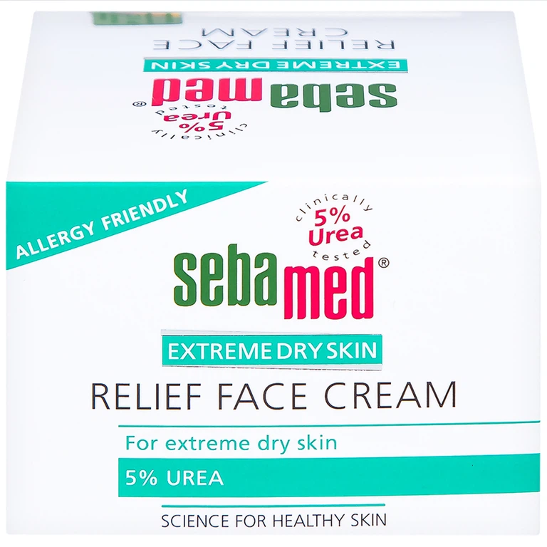 Kem Sebamed Extreme Dry Skin Relief Face Cream 5% dưỡng ẩm, làm dịu, phục hồi da khô, viêm da cơ địa (50ml)