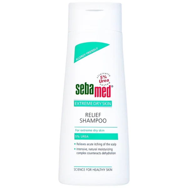 Dầu gội đầu Extreme Dry Skin Relief Shampoo 5% Urea Sebamed giảm khô, ngứa (200ml)