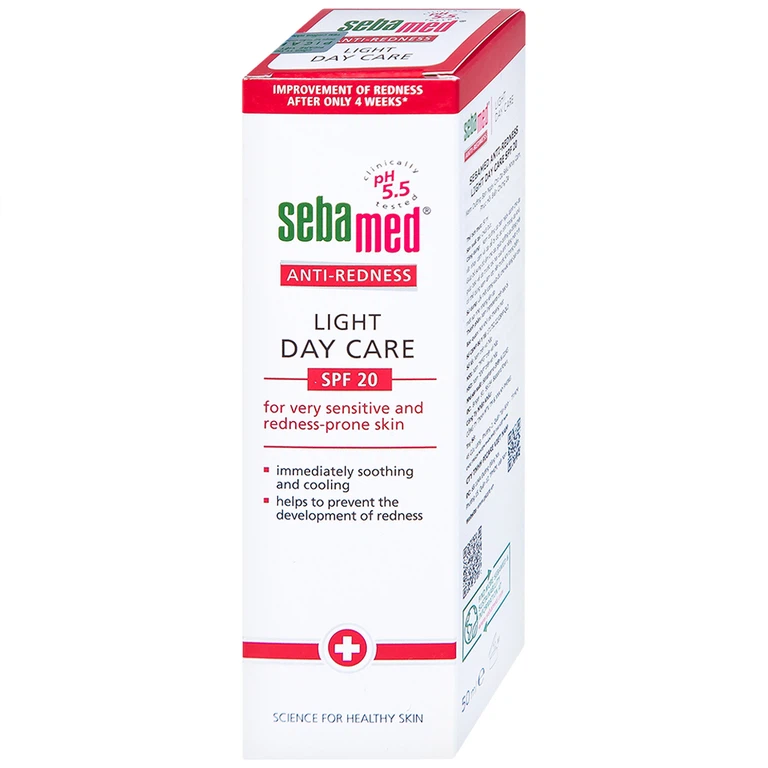 Kem dưỡng ban ngày Sebamed Anti-Redness Light Day Care dành cho da rất nhạy cảm và dễ bị đỏ (50ml)
