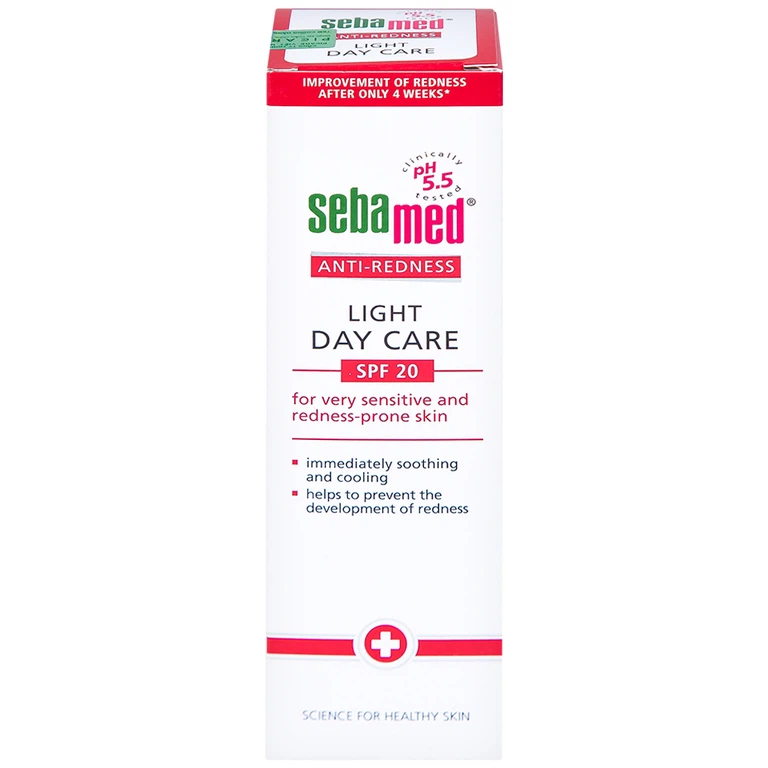 Kem dưỡng ban ngày Sebamed Anti-Redness Light Day Care dành cho da rất nhạy cảm và dễ bị đỏ (50ml)