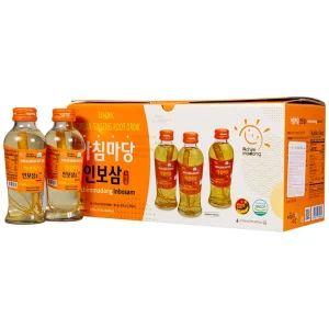 Nước sâm củ Hàn Quốc Biok Korea Ginseng Root Drink tăng cường hệ miễn dịch và sức đề kháng (10 chai x 120ml)