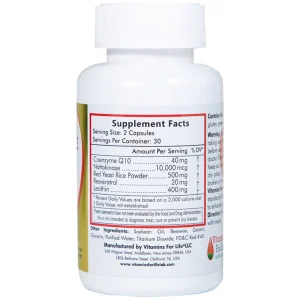 Viên uống Heart Ace Support Vitamins For Life hỗ trợ sức khỏe tim mạch, điều hòa nhịp tim (Hộp 60 viên)