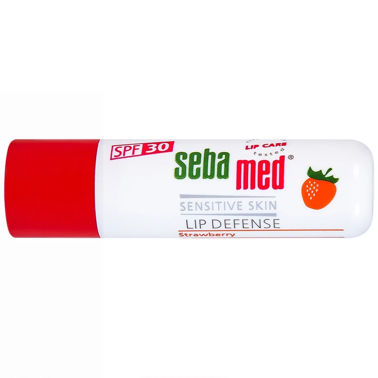 Son dưỡng bảo vệ môi hương dâu Sebamed Lip Defense (4,8g)