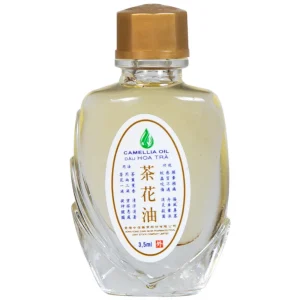 Dầu Hoa Trà Camellia Oil Hong Kong Zung Seon hỗ trợ điều trị cảm cúm, nghẹt mũi, chóng mặt, nhứt đầu (3.5ml)