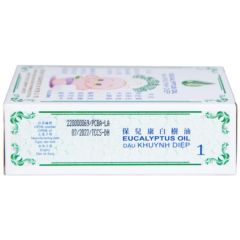 Dầu Khuynh Diệp Eucalyptus Oil Hong Kong Zung Seon hỗ trợ điều trị cảm cúm, nghẹt mũi, đau bụng, giữ ấm (30ml)