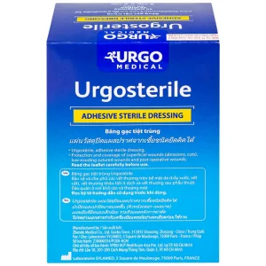 Băng dán có gạc Urgosterile size 5cm x 7cm băng các vết thương do phẫu thuật, khâu, chấn thương (50 miếng)