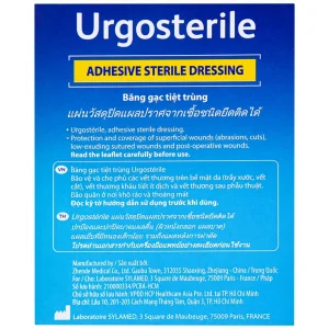 Băng dán có gạc Urgosterile size 5cm x 7cm băng các vết thương do phẫu thuật, khâu, chấn thương (50 miếng)